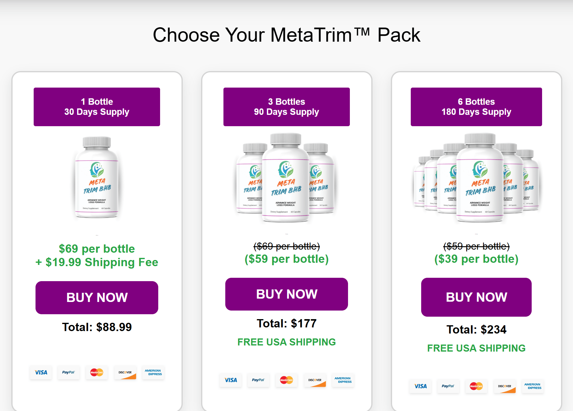 Meta Trim BHB  Order