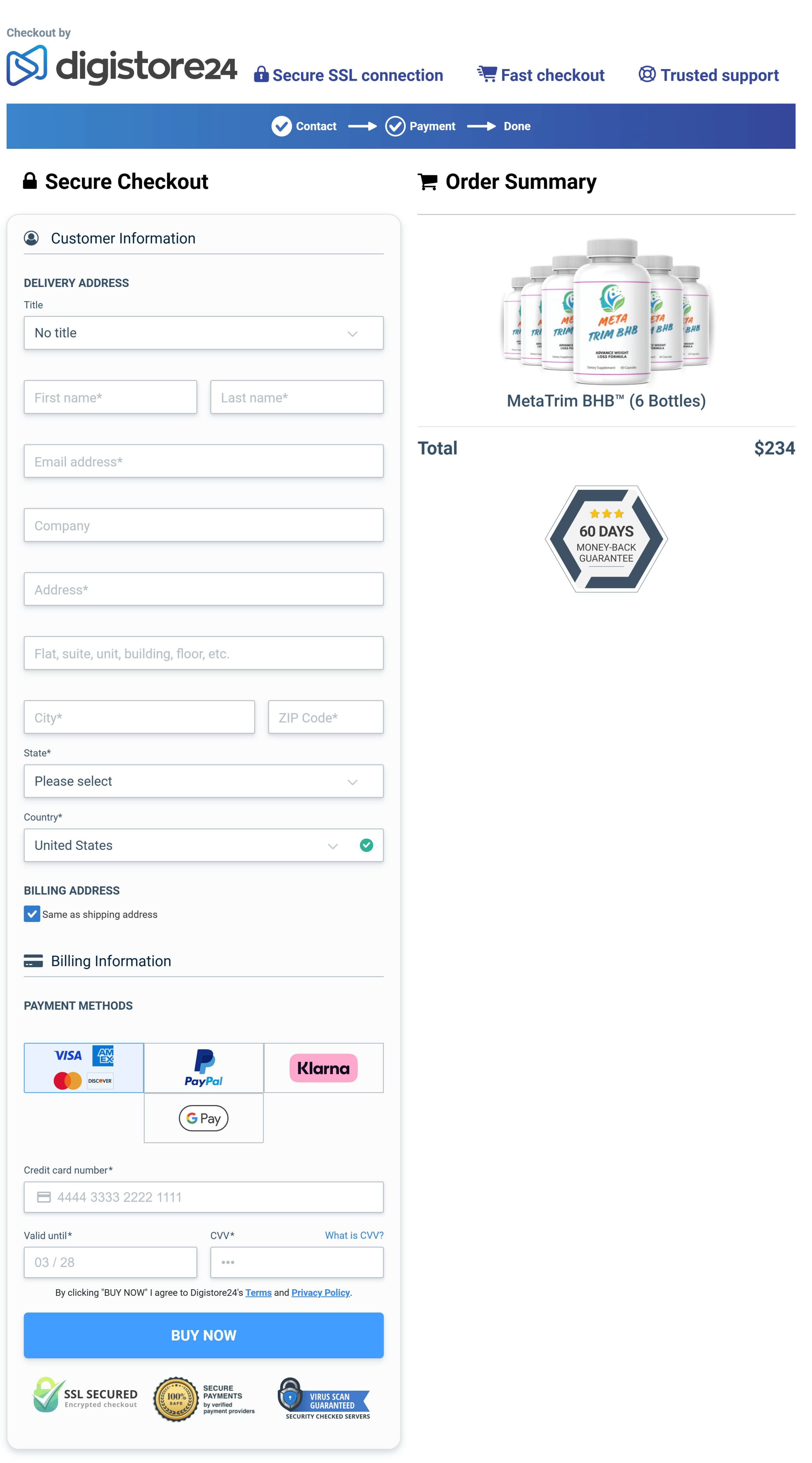 Meta Trim BHB Weght loss